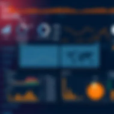 An analytical dashboard displaying IT infrastructure metrics