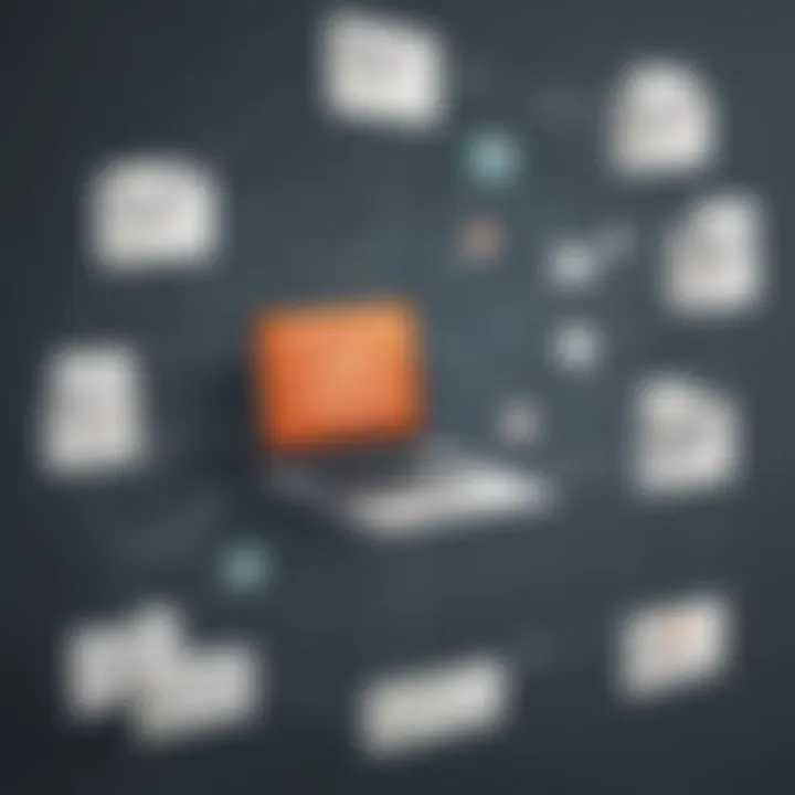Flowchart illustrating email management processes