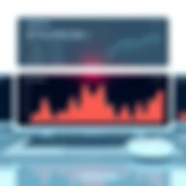 Uptime and Downtime Statistics Graph illustrating website uptime and downtime statistics monitored by StatusCake