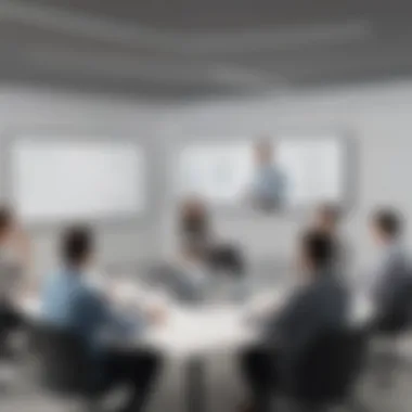 Transforming Virtual Meetings with Webex Virtual meeting environment showcasing Webex functionalities